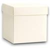 Aurora Store 10 Scatole in Cartone con Coperchio Bianco Pieghevole Fai da Te 12x12x10 cm bomboniera Matrimonio Battesimo Comunione Regalo Muffin Porta Confetti
