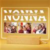 Bemaystar Regalo Personalizzata per Nonna - Regali Lampada Foto Personalizzati con Cornice, Regalo Festa dei Nonni, Compleanno, Natale per Nonna