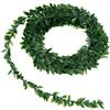 Hinleise - Ghirlanda artificiale con foglie di edera verde, finta pianta rampicante per cerimonie di matrimonio e feste (7,5 m)