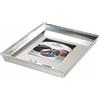 Baldassare Agnelli Pentole Agnelli Teglia Rettangolare in Lega D'Alluminio 3003 con Orlo, Grigio, 65 x 45 x 3 cm