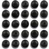 NITOPUPU 100 perline di agata onice nera opaca da 8 mm, per la creazione di gioielli, pietre preziose rotonde naturali sfuse per collane, bracciali, artigianato per adulti con cordino elastico in