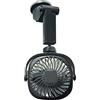 Oyria Ventilatore per auto con ventosa Ventilatore da parete ricaricabile USB Ventilatore USB personale con rotazione a 360 gradi Ventilatore portatile Mini ventilatore ricaricabile per casa, ufficio, guida