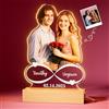 Bemaystar San-Valentino per Lui Lei: Lampada Personalizzata con Foto, Idee Regalo San Valentino per Lui& Lei, Fidanzato& Fidanzata