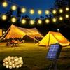 Realky Catena Luminosa Solare da Esterno 30 LED 8.1m, Luci Solari da Giardino con 8 Modalità e Memoria, IP65 Impermeabile, Luci Decorative per Terrazzo, Balcone, Gazebo, Festa (Bianco Caldo)