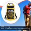 Zaino galleggiante Dry Bag con maniglia, tasca in rete, robusto IPX6