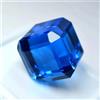 Chirag Gems Gemma Sciolta Naturale Zaffiro Blu 19 Ct, Taglio Cube