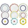 Tognana Madison Nymea Servizio Tavola 18 Pezzi in Porcellana per 6 Persone, Decorazioni Assortite, Piatti Piani Fondi e Dessert, Lavastoviglie e Microonde