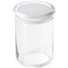 OMADA Barattolo in Plastica 1L, Contenitore Alto per Freschezza Alimenti | Ideale per Conservare Pasta, Biscotti, Sale, Caffè, Zucchero, 12x H15,5 cm, Collezione Trendy