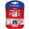 Verbatim 32GB Scheda SDHC Verbatim classe 10 (MIN 10MB/SEC) [43963]