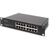 Digitus Switch Digitus Ethernet Gigabitda 16 porte 10-100-1000Mbps Grigio [DN-80115-1]