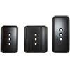 Asetek SimSports Piastre di copertura Asetek SimSports Forte per pedali alluminio Nero 3pz