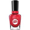Sally Hansen Smalto Unghie Miracle Gel, Smalto Gel Senza Lampada UV, Effetto Manicure Professionale, 444 Off with Her Red, 14.7 ml