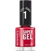 Rimmel London Smalto Unghie Super Gel, 12 ml, Effetto Gel a Lunga Durata, 042 Rock N Roll
