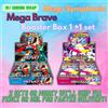 Mega Brave Symphonia Booster Box Set Carta Pokemon Giapponese Sigillato con r...