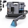 Lubluelu Aspirapolvere a umido per tappezzeria, 600 W - 18 kPa, pulitore per tappeti, portatile, con autopulente e tubo lungo, per tappeti, divani e interni dell'auto