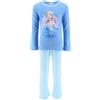 Disney Frozen Bambina Pigiama Lungo (Blu,4 Anni)