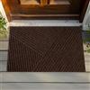 Wash+Dry Dune Stripes Dark Brown 60x90cm, Adatto per Interni ed Esterni, Lavabile