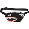 Shirene Marsupio Shark,Marsupio per Bambini,Motivo a Cartoni Animati,Marsupios con Simpatici Cartoni Animati,Marsupios Leggero Regolabile per Corsa,Escursionismo,Viaggi e Sport