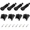 eMagTech Kit di riparazione auto a 2 poli con connettore JPT 828657 828657-3 0,50 mm² - 1,00 mm², presa carburante per auto, 4 set