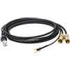 VAN DEN HUL D-501 SILVER Hybrid DIN-2RCA Dritto Cavo Giradischi Terminato Custom