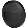 V-TAC Faretto LED Segnapasso Rotondo 2W 4000K IP65 Nero Montaggio a Plafone SKU 211316