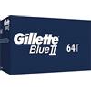 Gillette Rasoio usa e getta Gillette Blue 2 - resistente e confortevole - 64 lamette - 1 pezzo