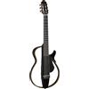 Yamaha SLG200N TBL Silent Nylon String Guitar nero traslucido con borsa Gig