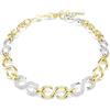 Swarovski Collana Dextera, Taglio Round, Catena, Bianca, Mix di finiture