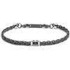 NADIR Bracciale Uomo Marlù 30BR0034T catena sonaglio Acciaio Titanio