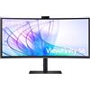 Samsung S65VC Monitor PC 86,4 cm (34") 3440 x 1440 Pixel UltraWide Quad HD LCD Nero