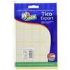 Tico Italia 947904 Etichette adesive, Bianco, Confezione da 10 fogli con 20 etichette - Totale 200 pezzi