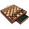 Italfama Set Di Scacchi In Mogano Fatti A Mano 41X41Cm Con Cassetto, Pesi
