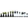 Italfama Metallo E Legno Scacchi Pezzi Set 7.5cm Re Oro Argento Placcato Italia