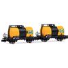 ARNOLD HN6747 FFS, set di 2 carri cisterna a 2 assi ''Api'', Scala N 1/160