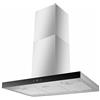 Respekta Cappa aspirante CH44199IX-21 / Cappa a isola in acciaio inox con frontale in vetro, 90 cm/max. 631,7 m³/h/Funzionamento in modalità scarico e ricircolo/A+++ / 42 - 63 dB