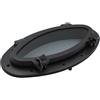 Oblò Ovale Per Yacht Da Barca Nero 16" X 8" Vetro Di Ricambio Per