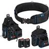 Bosch Professional Kit cintura portautensili ProClick: 1 cintura 108 (misura L/XL), 1 borsello GWT 4, 1 borsello GWT 2, 2 ProClick Holder