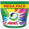 Ariel All-in-1 PODS Detergente Color - 63 lavaggi/63 capsule