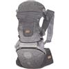 Chicco Airy Hip Fit Marsupio Neonato Ergonomico con Seduta Hip Seat Multi-Posizione Frontale, Laterale, Fianco - da 0 a 15 kg