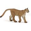 PAPO - Statuina Puma Realistica Giocattolo per Bambini - 3 Anni + - Collezione Vita Selvaggia - Gioco Educativo Felino Selvatico - Idea Regalo Giocattolo Bambina Bambino - 11.5 Cm X 5 Cm X 2 Cm