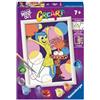 Ravensburger CreArt: Inside Out - Dipingere con i Numeri per Bambini 7+ Anni, Attività Creativa, Kit Pittura con Tavole, Cornice, Pennello e Colori Inclusi, 14 x 19 cm, Idee Regalo Disney