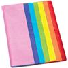 Baker Ross Carta velina in colori arcobaleno (28 pezzi), 7 diversi colori arcobaleno per confezionare e decorare, ideale per i bambini per il fai da te e la progettazione, materiale fai da te per
