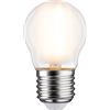 Paulmann 28656 Lampadina LED filamento a goccia 6,5 Watt lampadina classica opaco 2700 K bianco caldo E27
