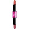 NYX Professional Makeup Blush a Doppia Punta, Arricchito con Acido Ialuronico Idratante, Texture Facilmente Sfumabile, Formula Vegana, Wonder Stick Honey Orange + Rose