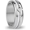 BERING Anello Donna Misura 8 Argento Lucido, Loire