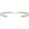 Leonardo Jewels Leonardo Dalia 019631 - Bracciale da donna con incisione in argento, 6,5 cm, Acciaio inossidabile, Nessuna pietra preziosa