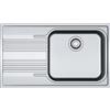 Franke Lavello da Incasso 1 Vasca Grande con Gocciolatoio a Sinistra 86 x 50 Inox Smart Franke SRX 611-86 LB 101.0356.882 85864827