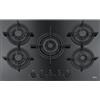 Franke Piano Cottura da Incasso 75 cm Cristallo Nero 5 Fuochi Gas Griglie in Ghisa Franke Mythos FHCR 755 4G TC HE BK C Cristallo nero - 6800092 - 106.0374.283