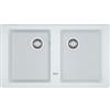 Franke Lavello da Incasso Fragranite 2 Vasche 86 x 50 Boston Bianco Franke BFG 620 114.0276.152 9899989