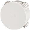 Scatola di derivazione da parete tonda Ø 80x40 mm IP44 grigio
